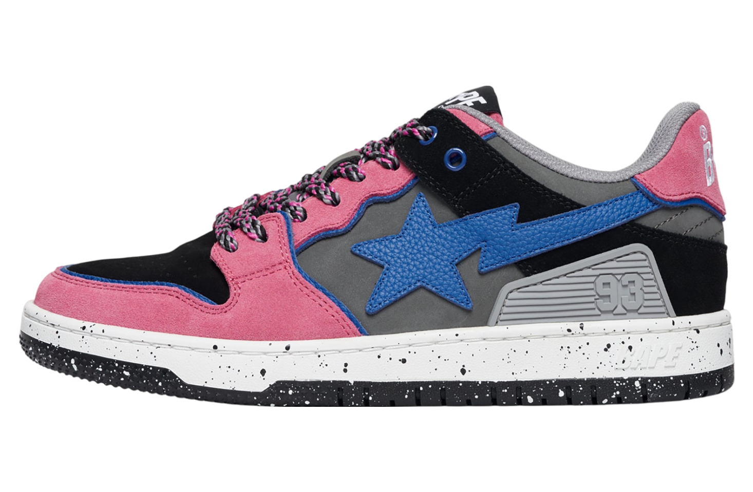 Bape Sk8 Sta #1 Pink / Blue / Grey - Jun 2025 - 1L30-191-313