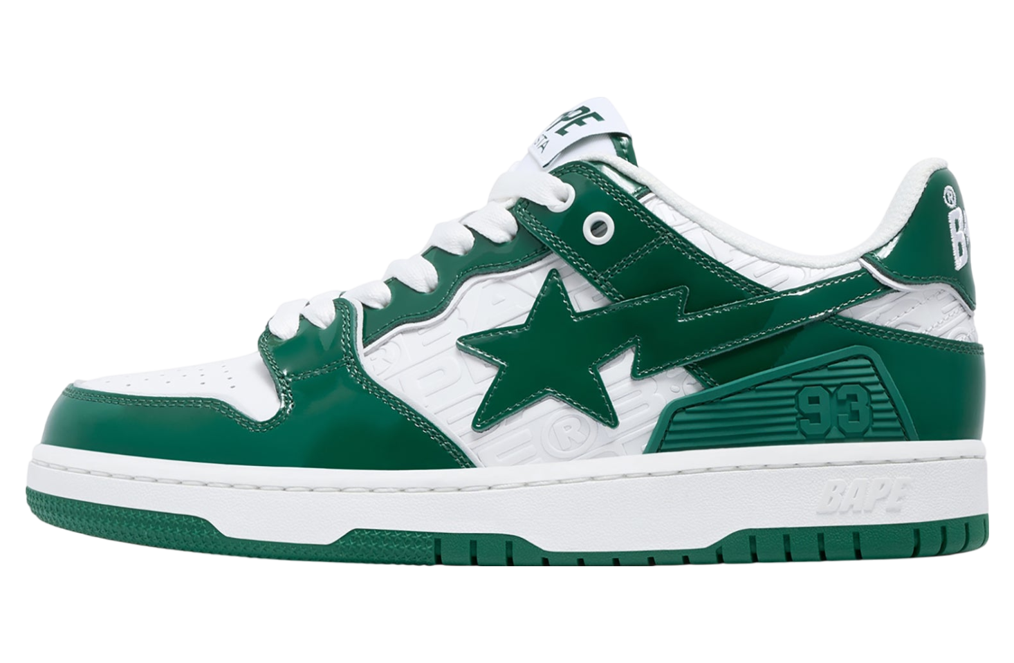 Bape Sk8 Sta #5 Green / White