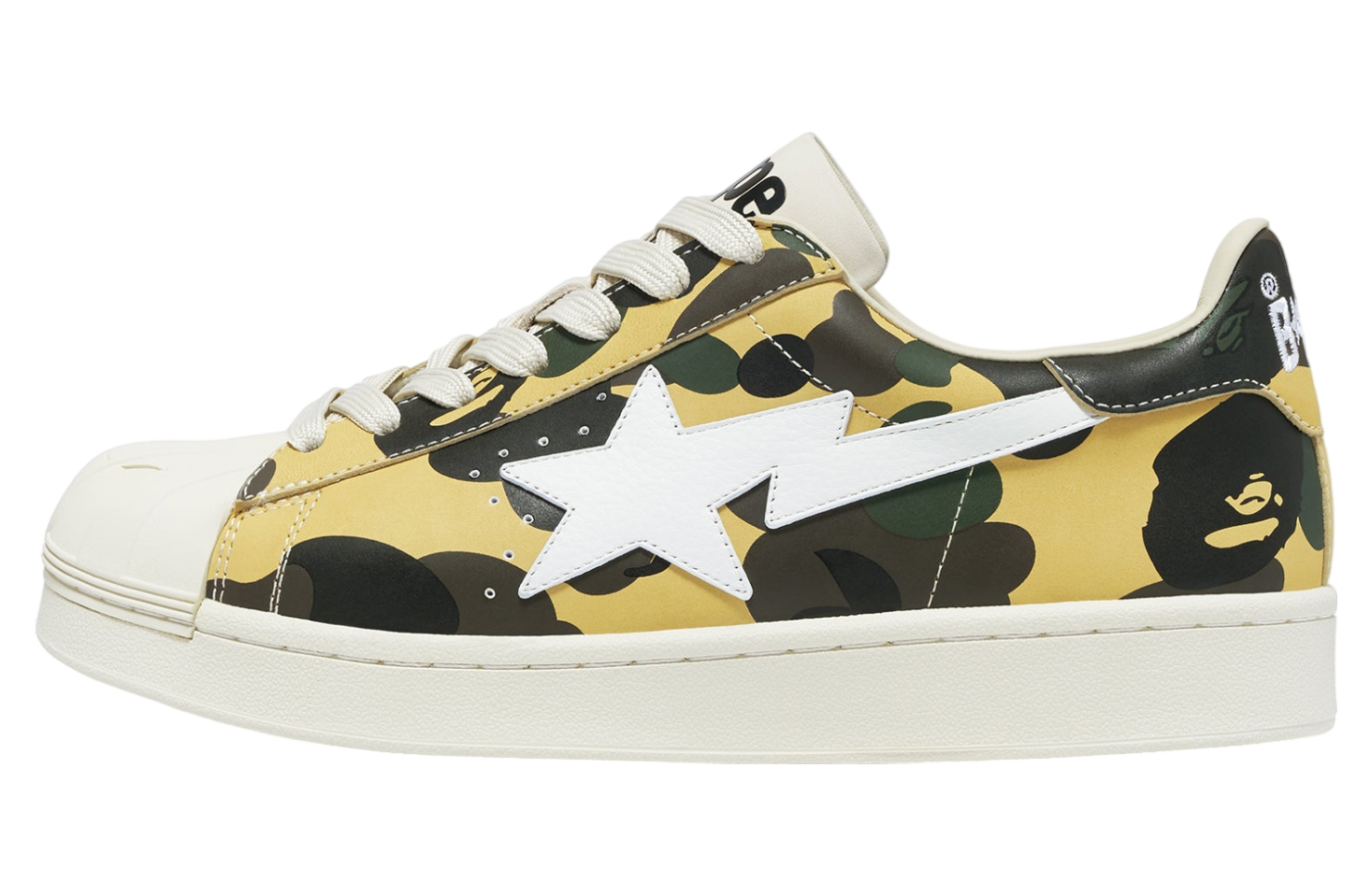 Bape Skull Sta 1st Camo WMNS Yellow