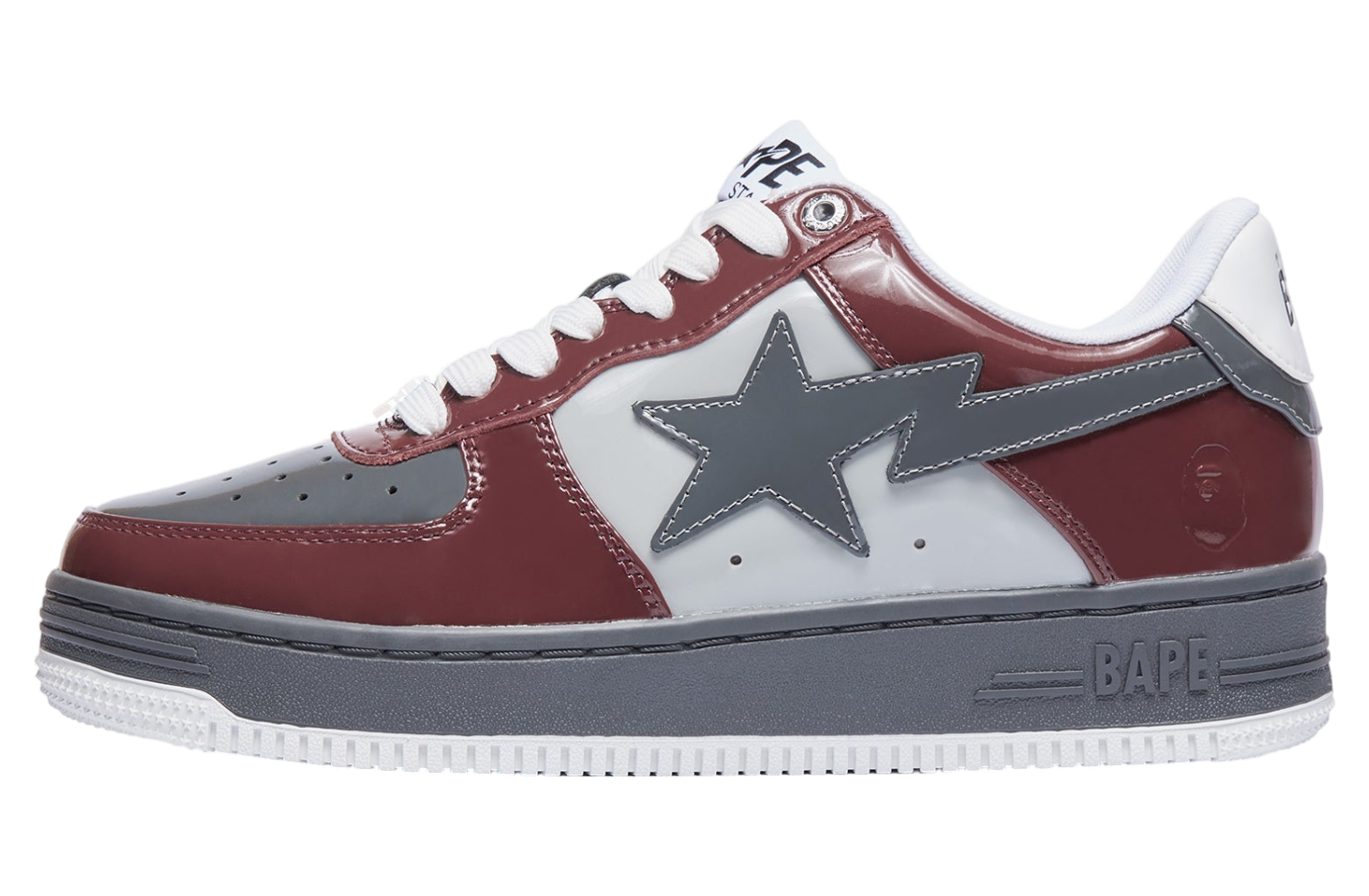 Bape Sta #2 WMNS Gray X Red