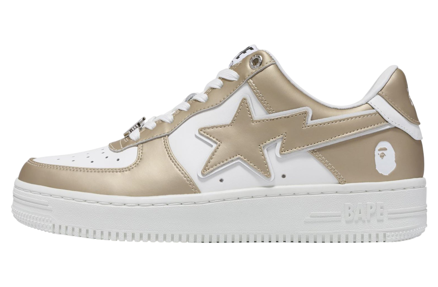 Bape Sta #4 WMNS Gold / White