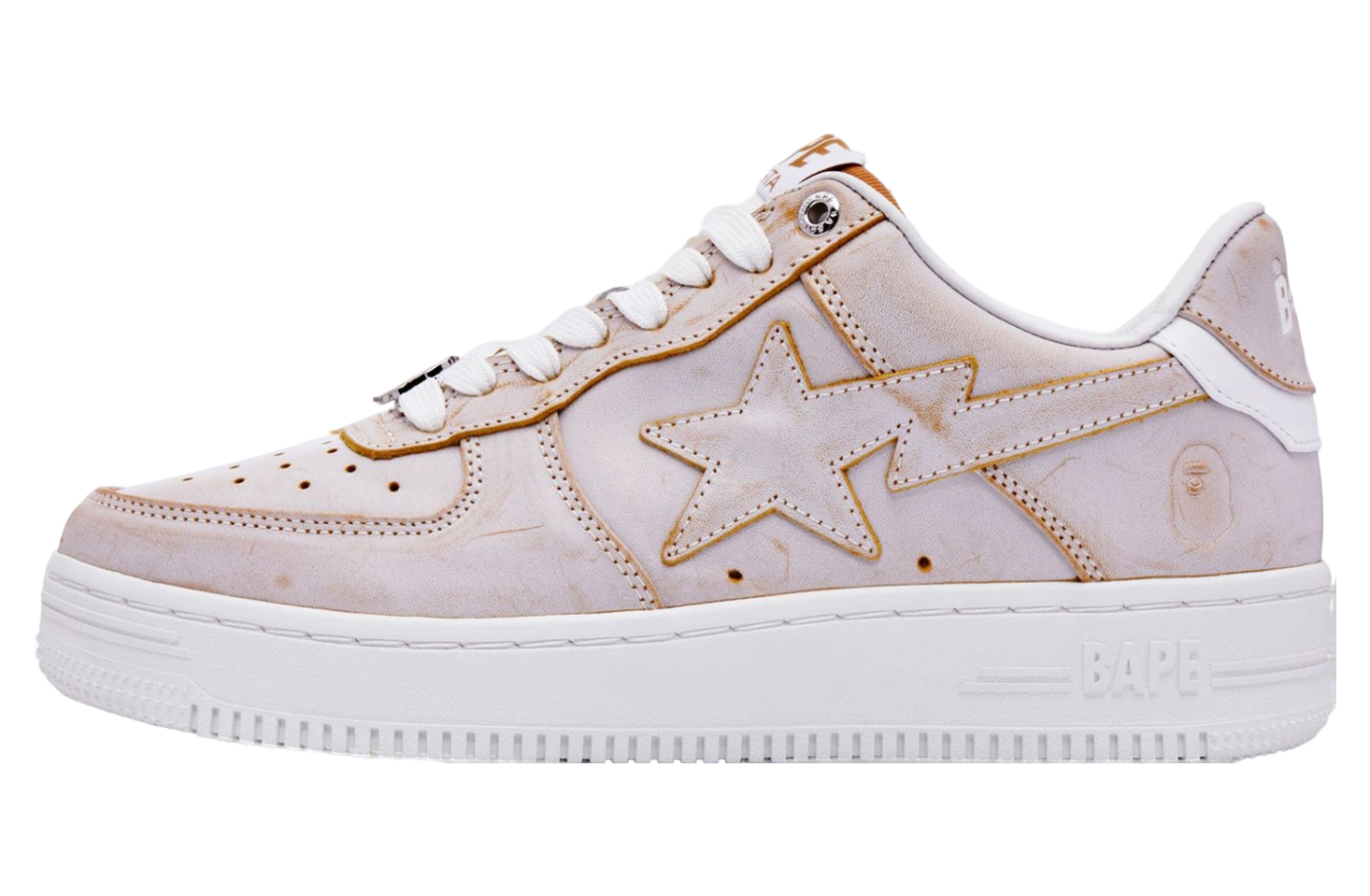 Bape Sta #5 Beige / White