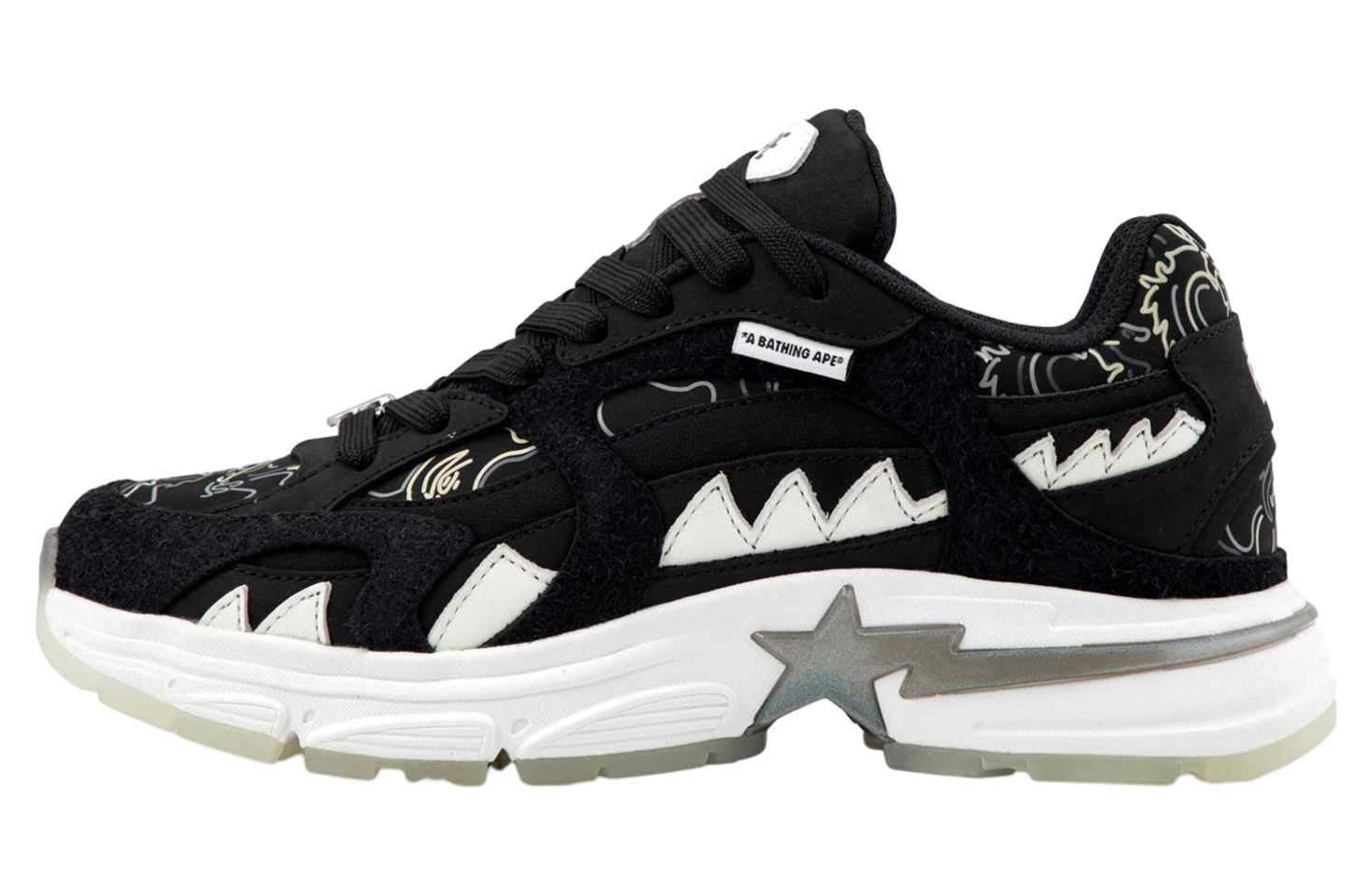 Bape X 88rising Shark Sta Black - Aug 2025 - 1L23-191-917-Black