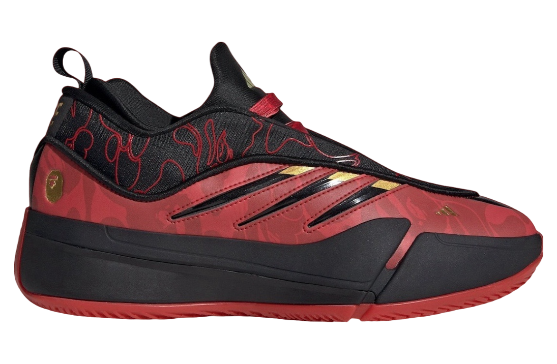 BAPE x Adidas Dame 9 Better Scarlet – August 2024 – IH0786