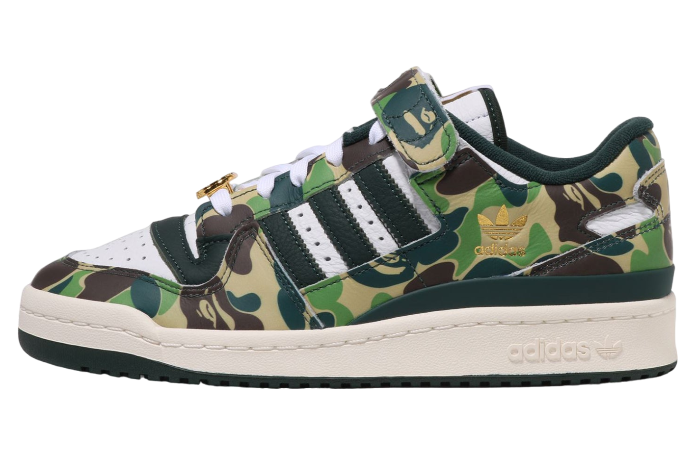 Bape X Adidas Forum 84 Low Abc Camo Green