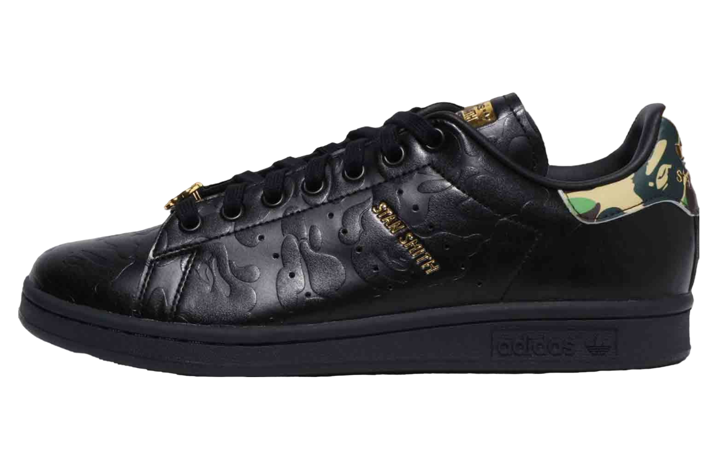 Bape X Adidas Stan Smith Bape Camo Black 906