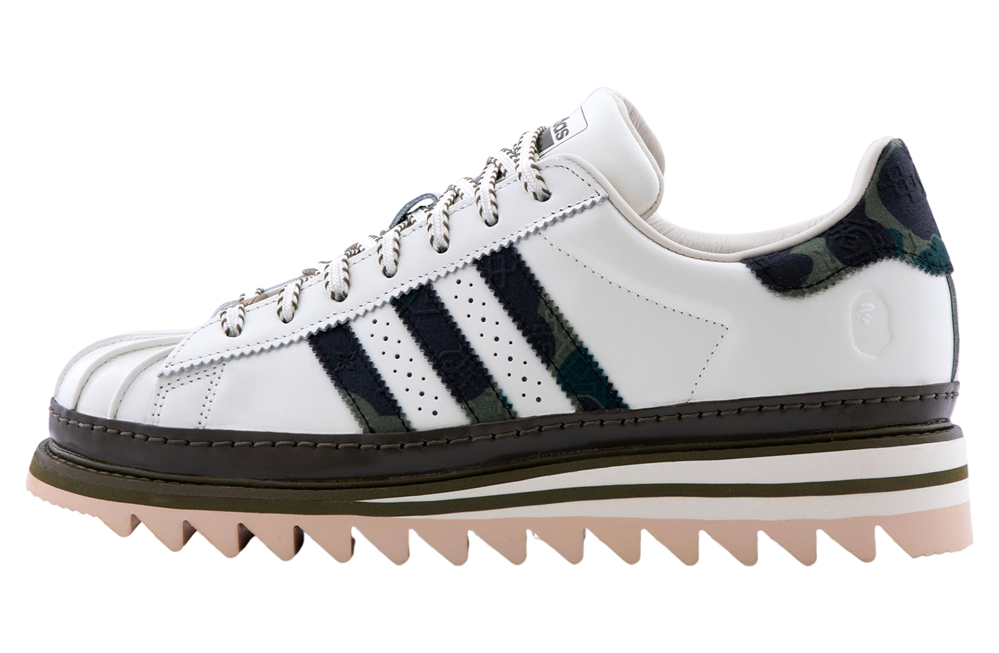 Bape X Clot Superstar BY Edison Chen WMNS White