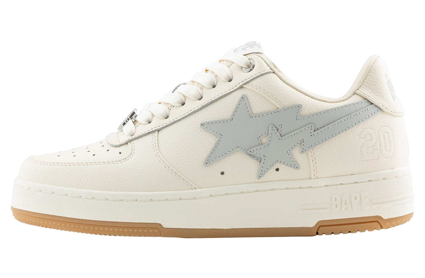 Bape X Highsnobiety Double Sta Bape Sta Ivory