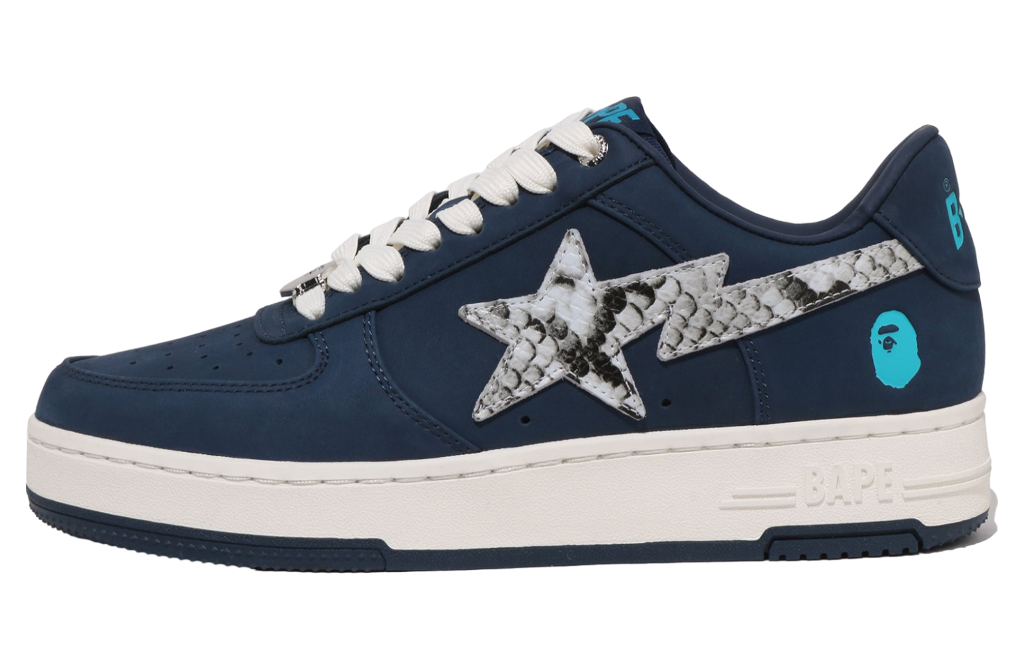 Bape X Just Don Bapesta-01 WMNS Navy