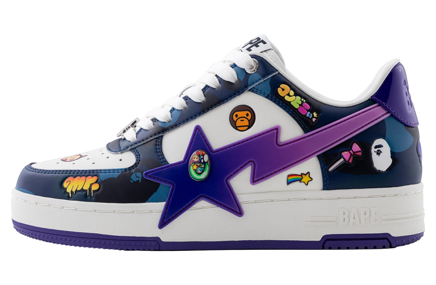 Bape X Mr. Bape Sta OS #1 WMNS Purple