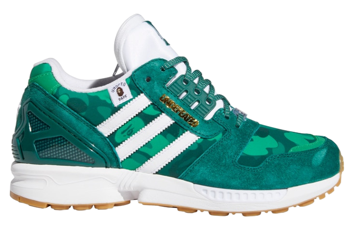 BAPE x Undefeated x adidas ZX 8000 Green