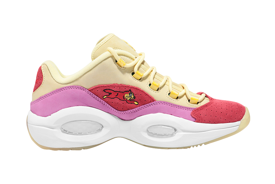BBC x Reebok Question Low Running Dog Yellow Red Pink FZ4346