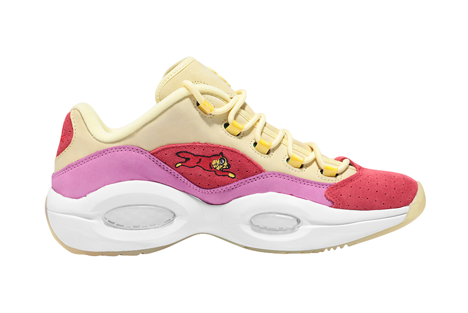 BBC x Reebok Question Low Running Dog Yellow Red Pink