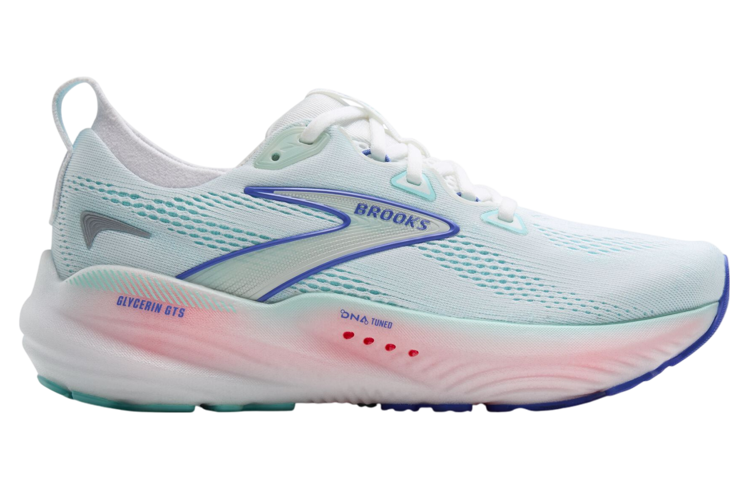 Brooks Glycerin Gts 22 WMNS White / Limpet Shell