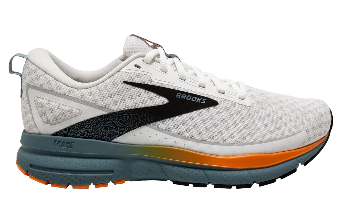 Brooks Trace 3 White / Orange