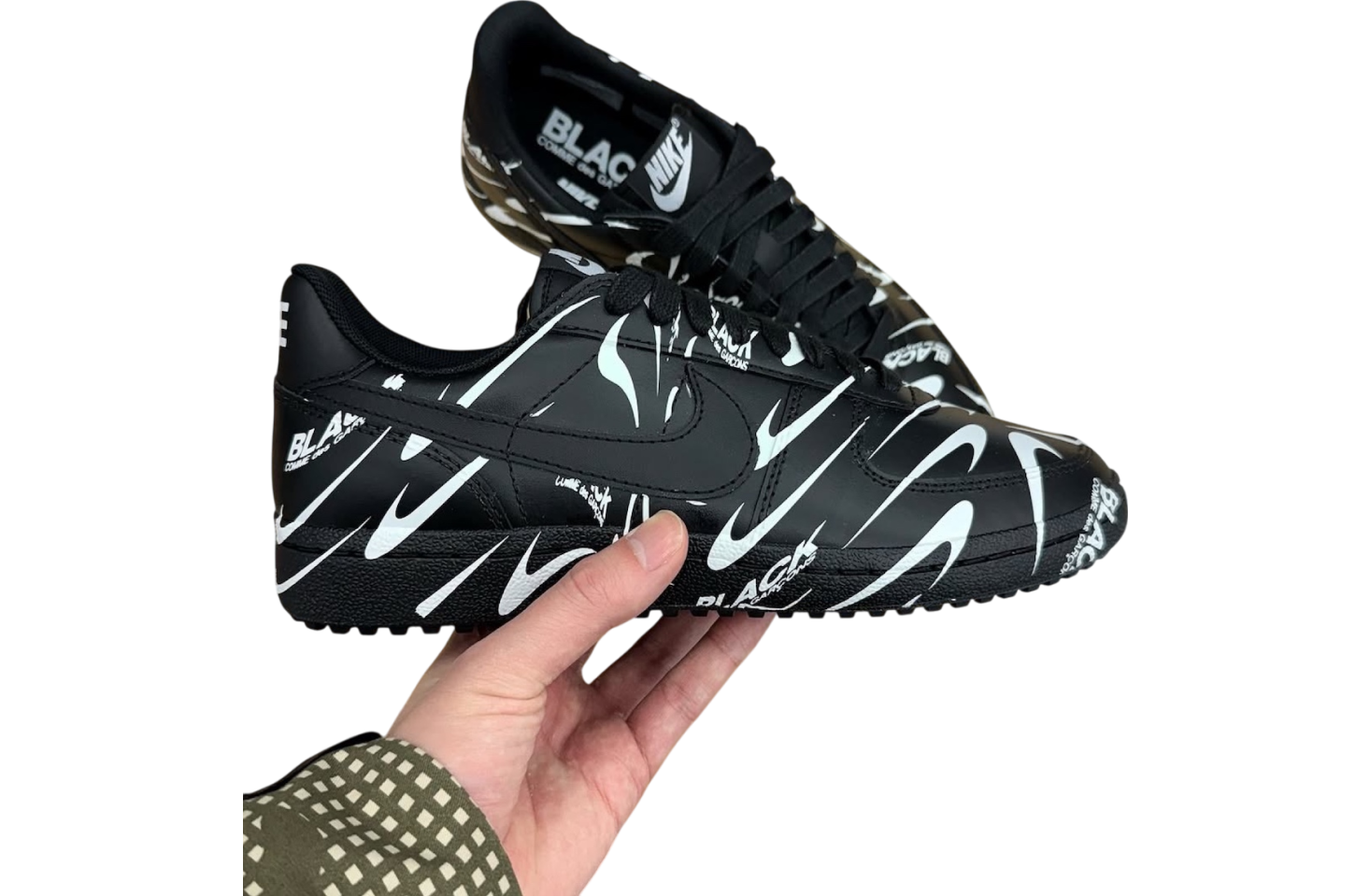 CDG Black x Nike Field General 82 Black / White - Sep 2025