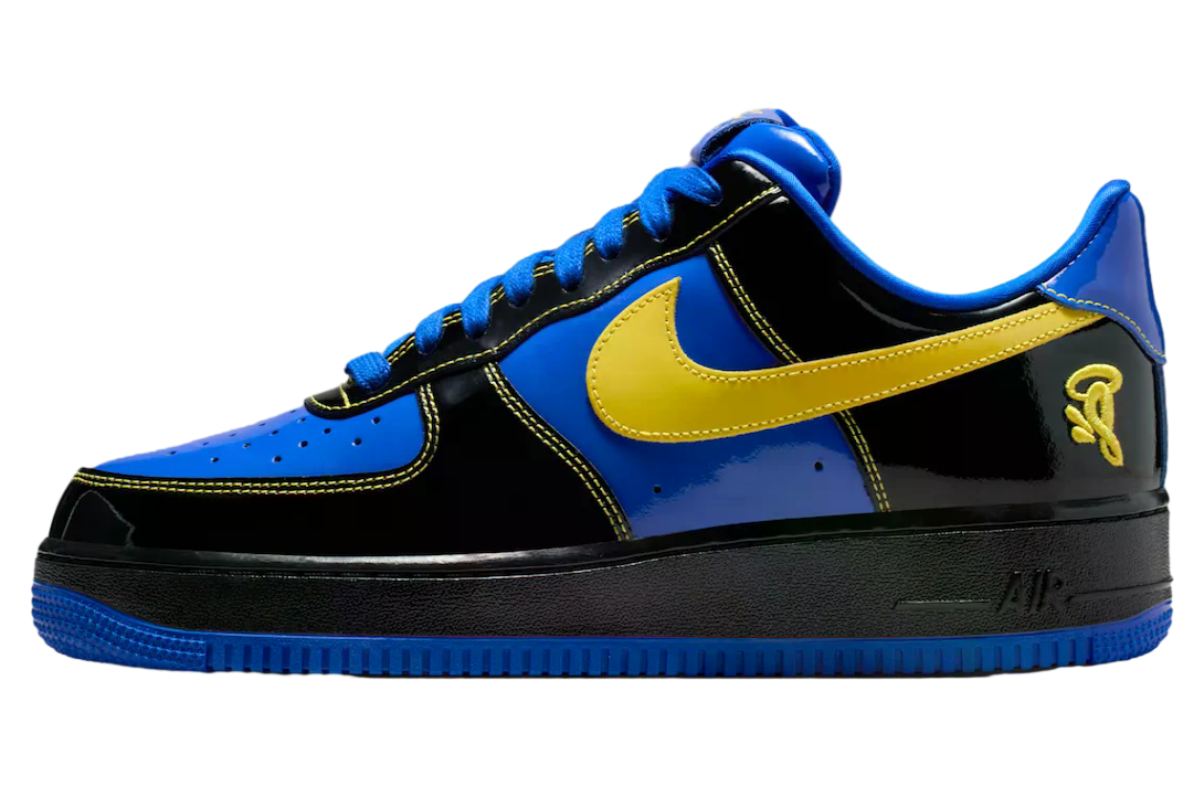Central Cee x Nike Air Force 1 Low Black / Racer Blue