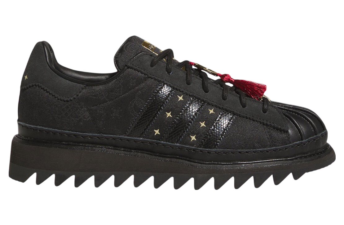 Clot x Adidas Superstar Chinese New Year Core Black / Carbon Black