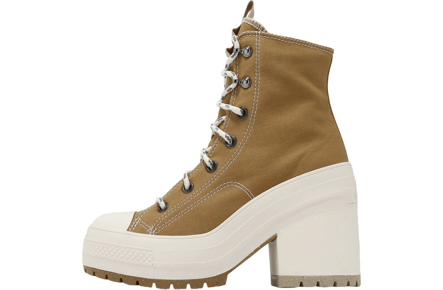 Converse Chuck 70 De Luxe Heel Khaki / White