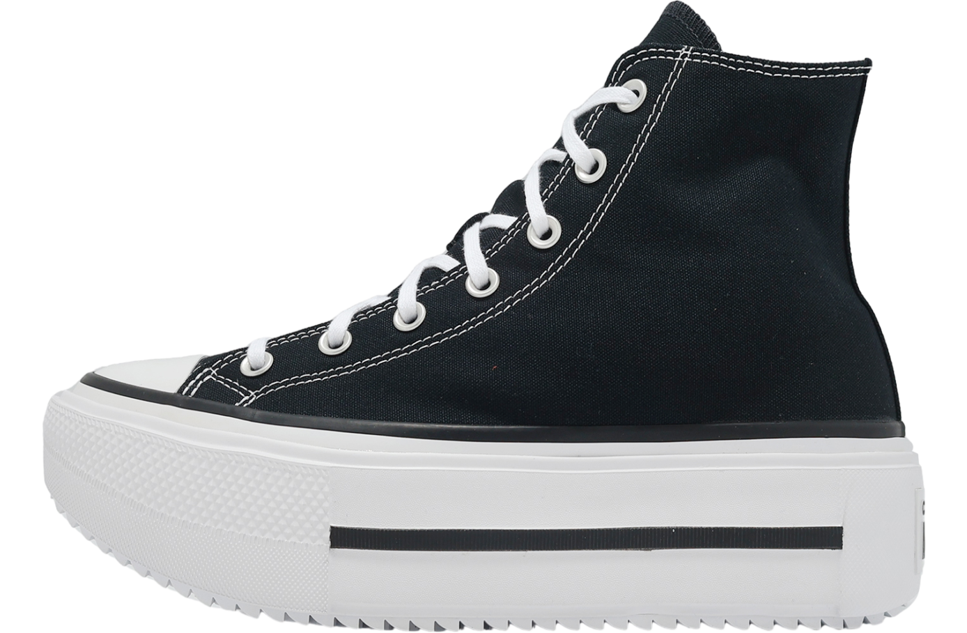Converse Chuck Taylor All Star Lift Double Stack HI Black / White