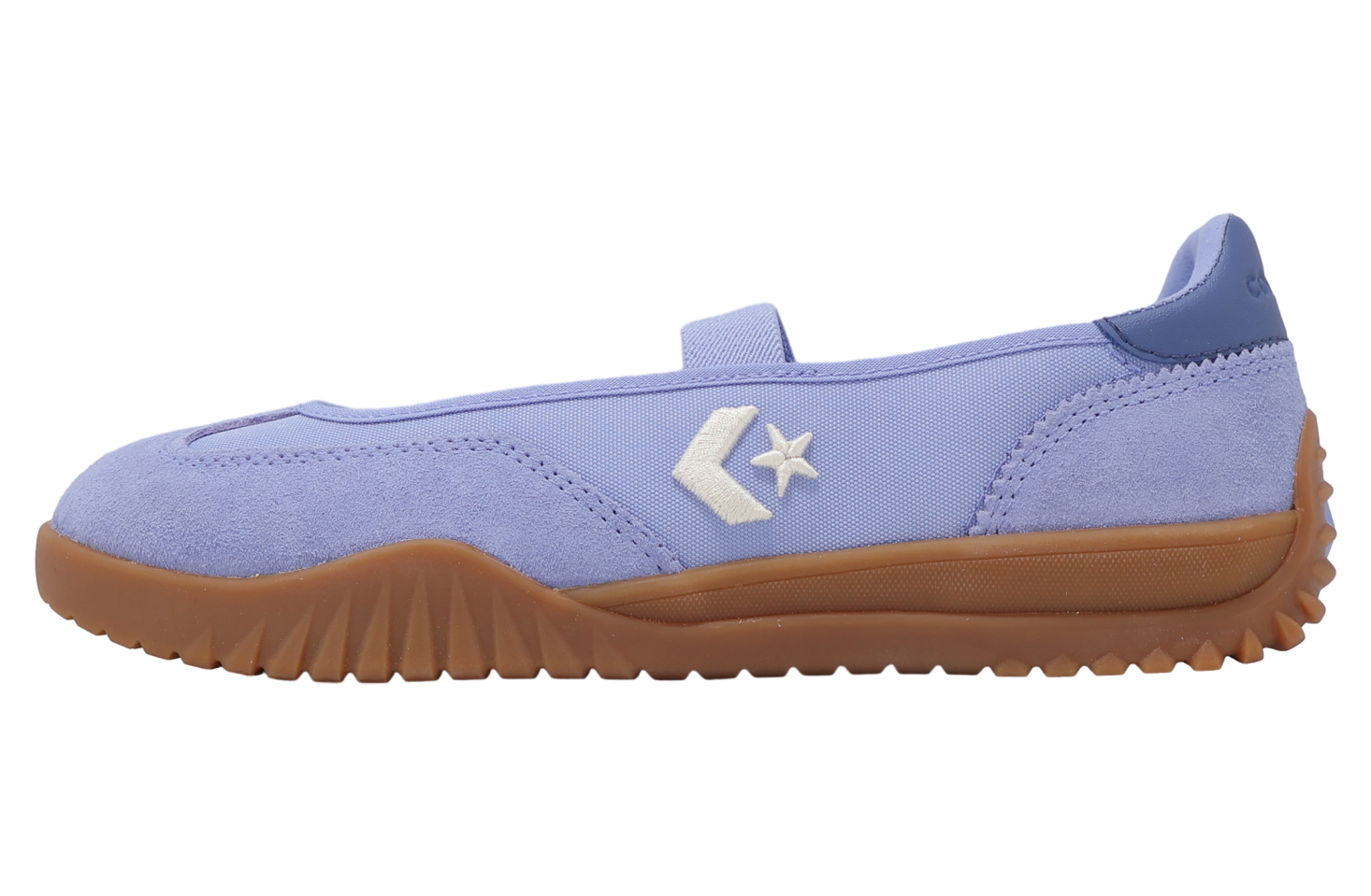 Converse Run Star Trainer Ballet Flat Purple / White