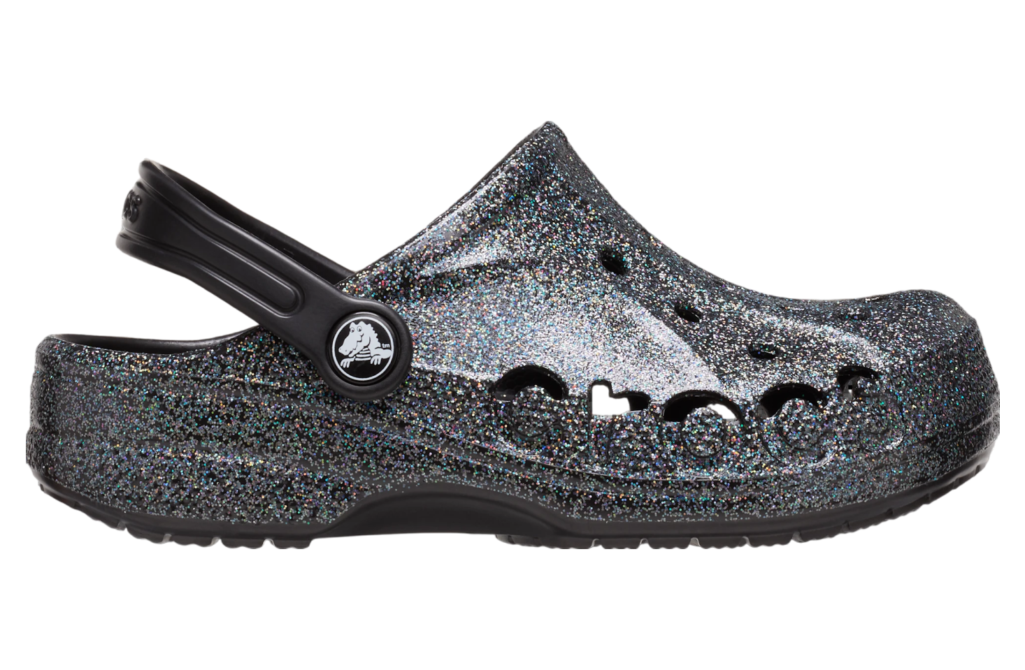 Crocs Baya Glitter Clog GS Black / Multi