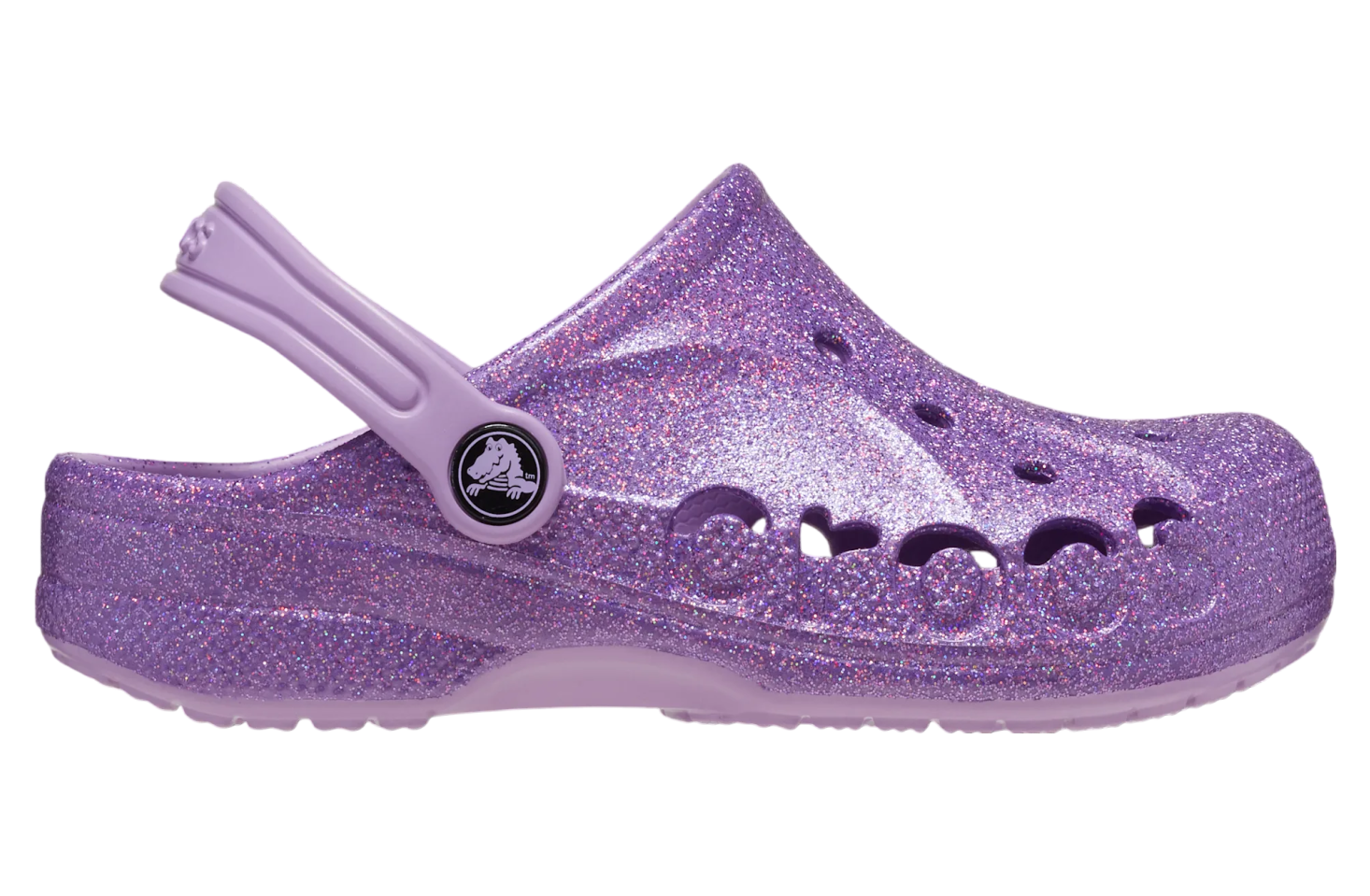 Crocs Baya Glitter Clog GS Orchid