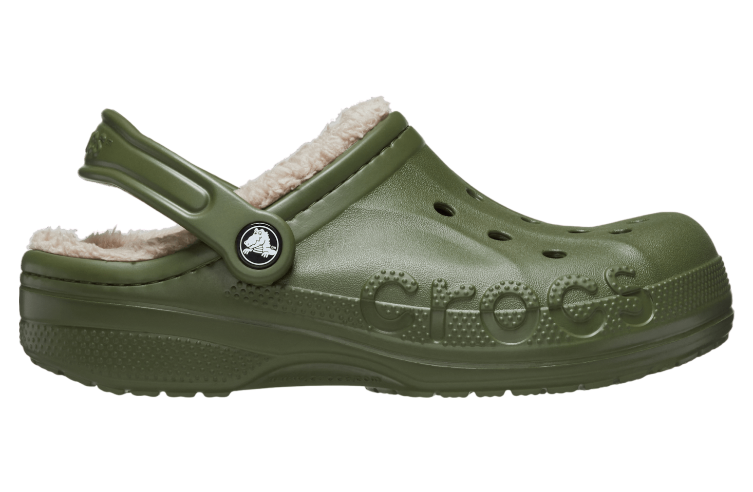 Crocs Baya Lined Clog Army Green / Multi