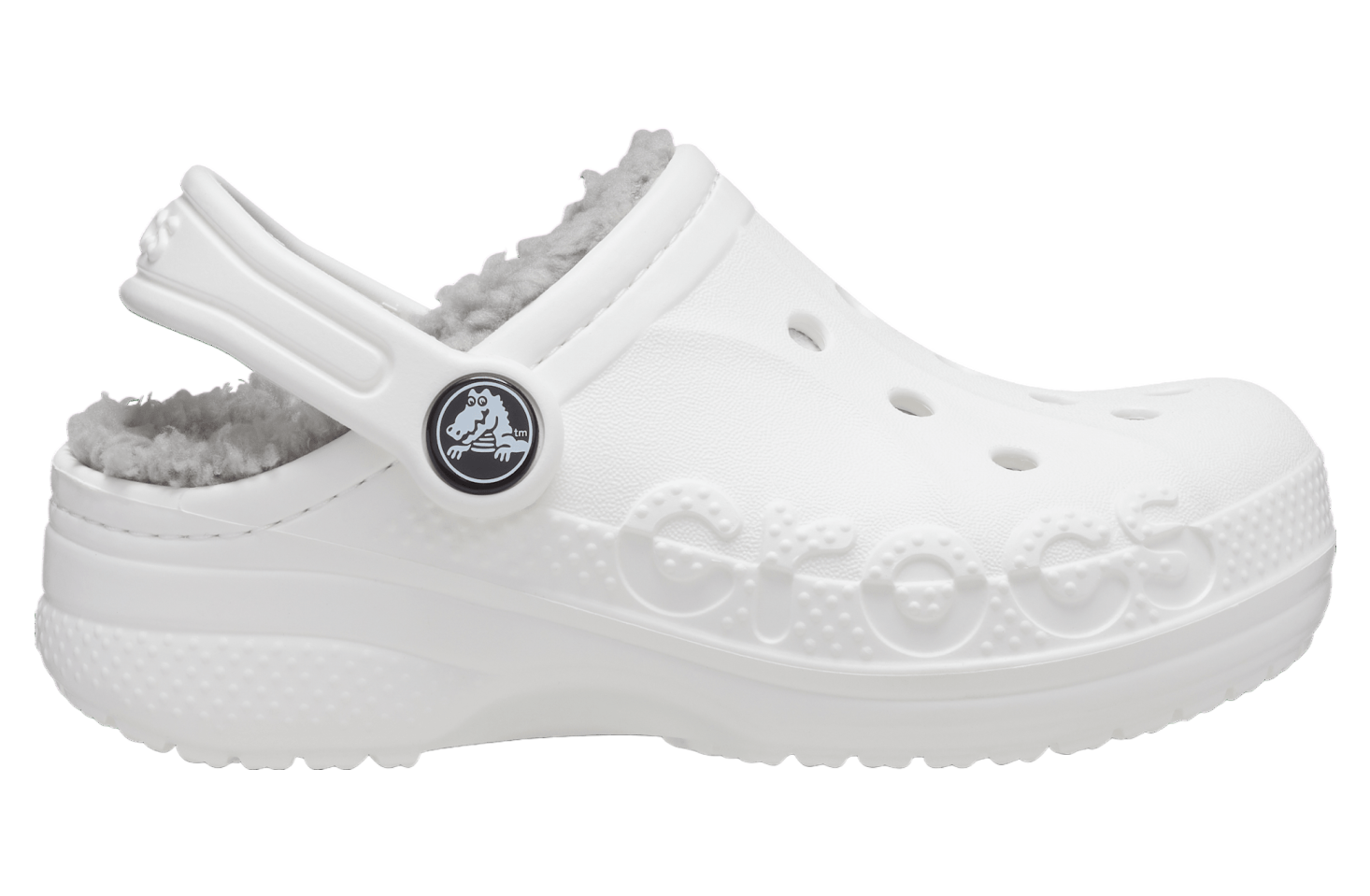 Crocs Baya Lined Clog GS White / Light Grey