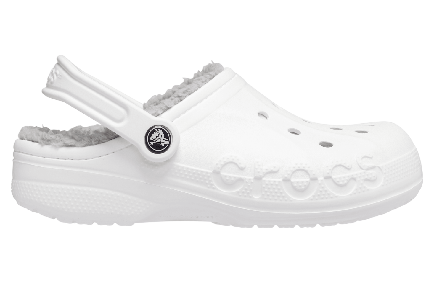 Crocs Baya Lined Clog White / Light Grey