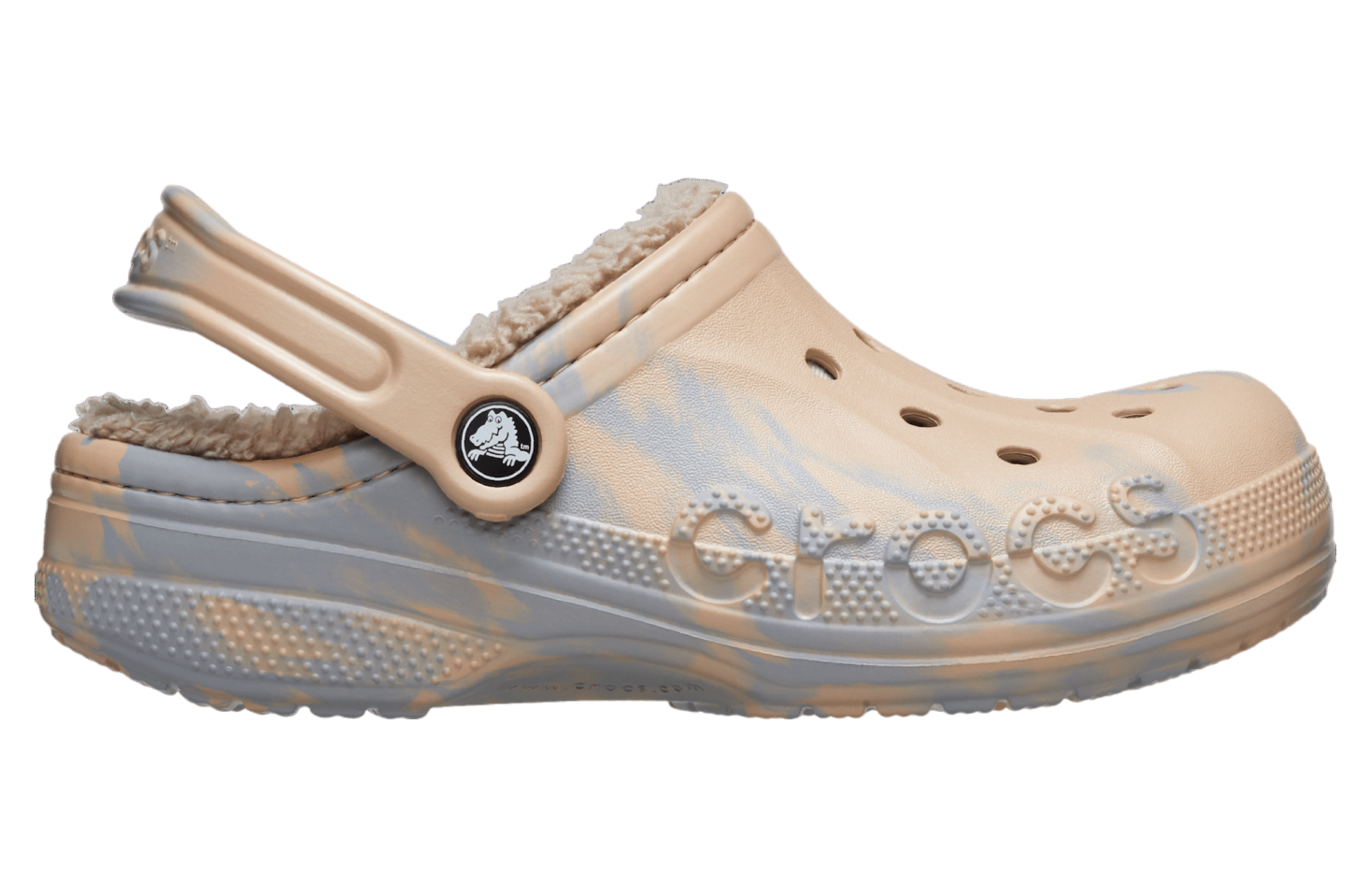 Crocs Baya Lined Marbled Clog Chai / Multi