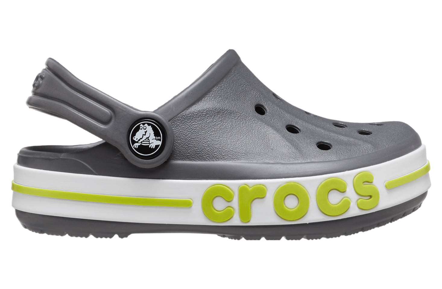 Crocs Bayaband Clog GS Slate Grey / Lime Punch