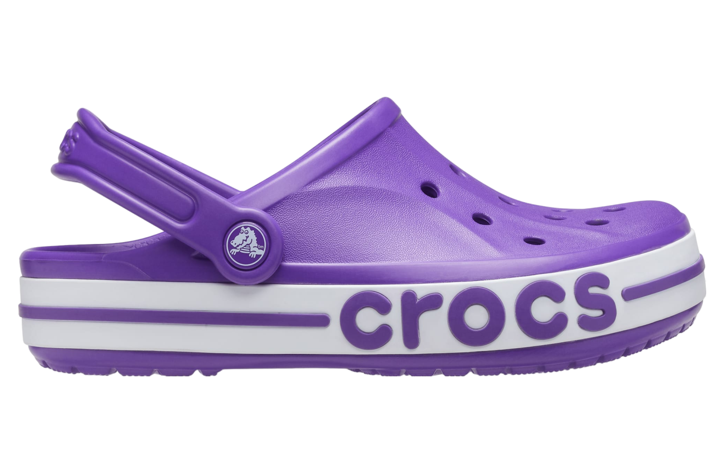 Neon purple crocs best sale