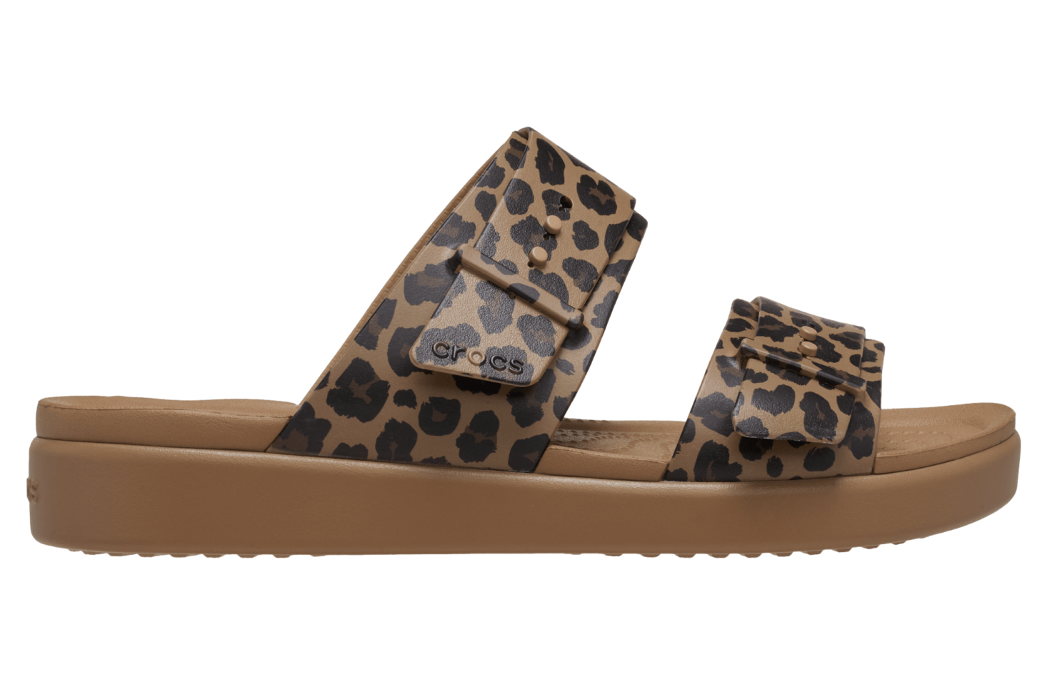 Crocs Brooklyn Animal Buckle Low Low WMNS Sepia / Leopard