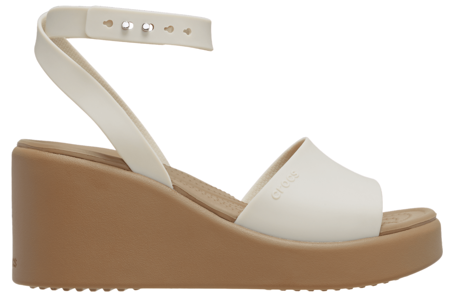 Crocs Brooklyn Ankle Strap Wedge WMNS Sandstone / Sepia