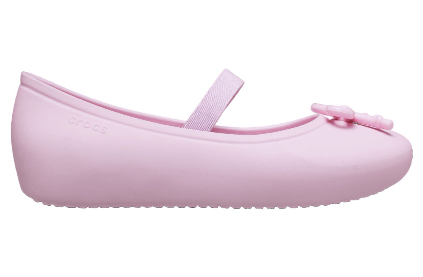 Crocs Brooklyn Bow Flat GS Ballerina Pink