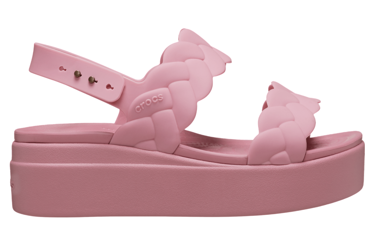 Crocs Brooklyn Woven Low Wedge WMNS Rosette