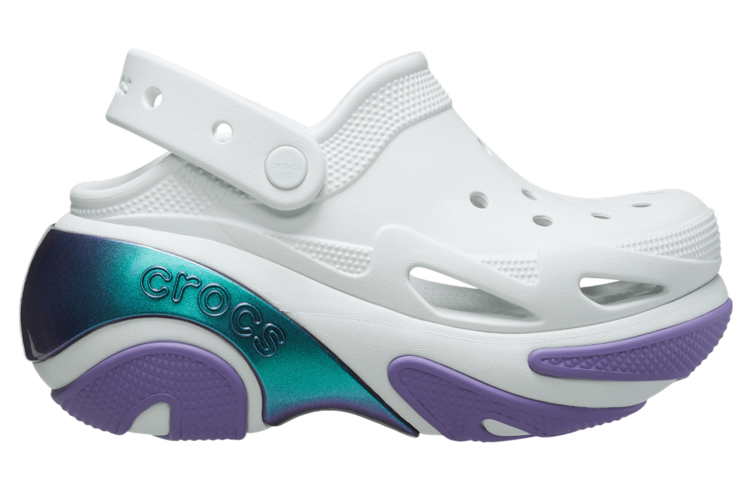 Crocs Bubble Crush Reflector Clog Moonlight