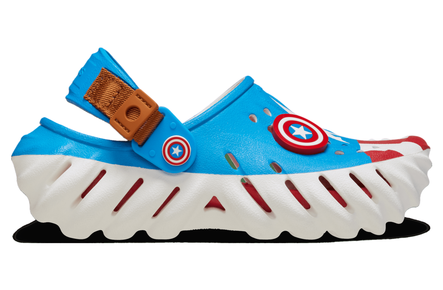 Crocs Captain America Echo Clog GS White