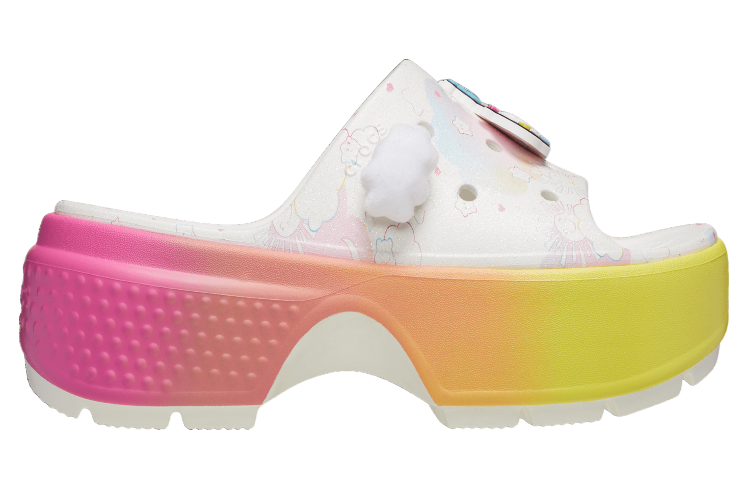 Crocs Care Bears Stomp Slide White