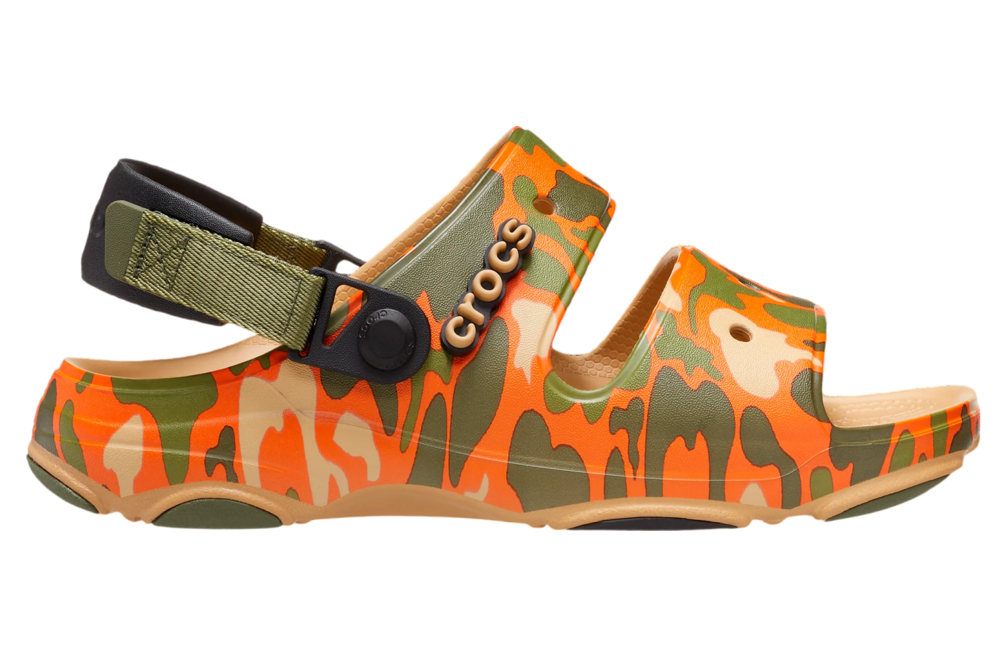 Crocs Classic All-Terrain Camo Sandal Tan / Multi