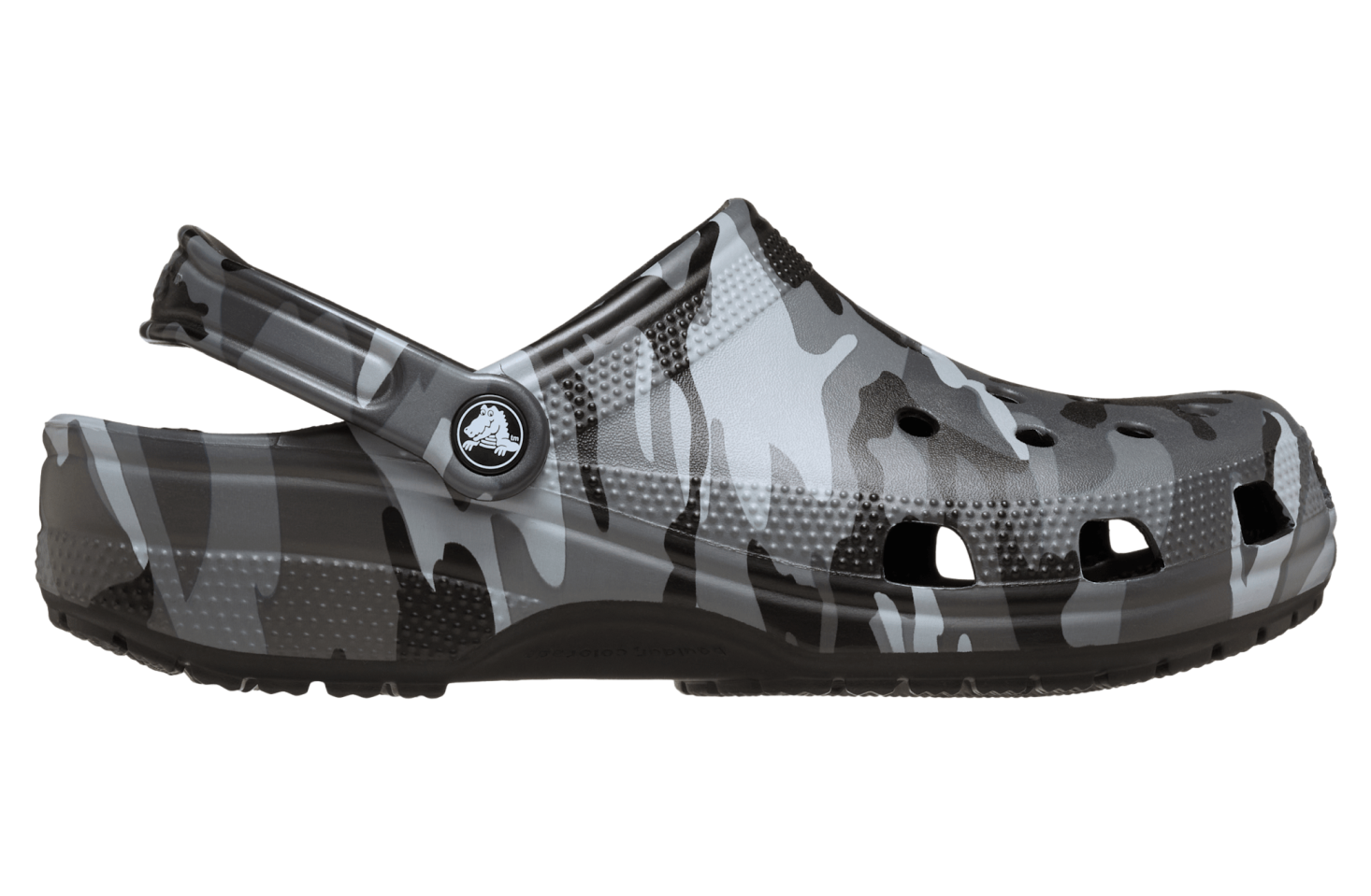 Crocs Classic Camouflage Clog Black / Slate Grey