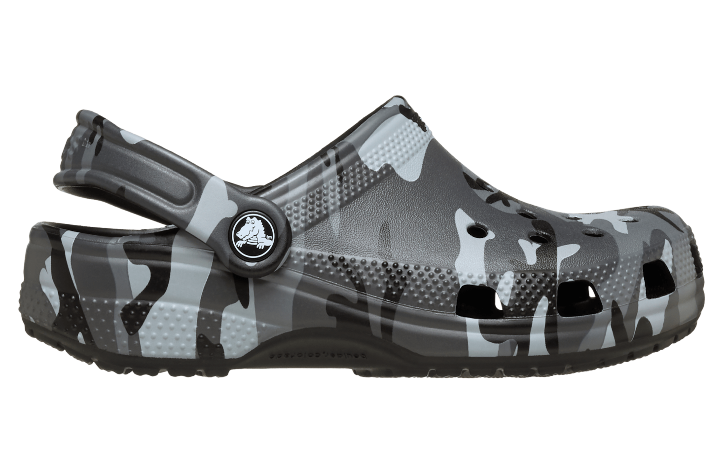 Crocs Classic Camouflage Clog GS Black / Slate Grey