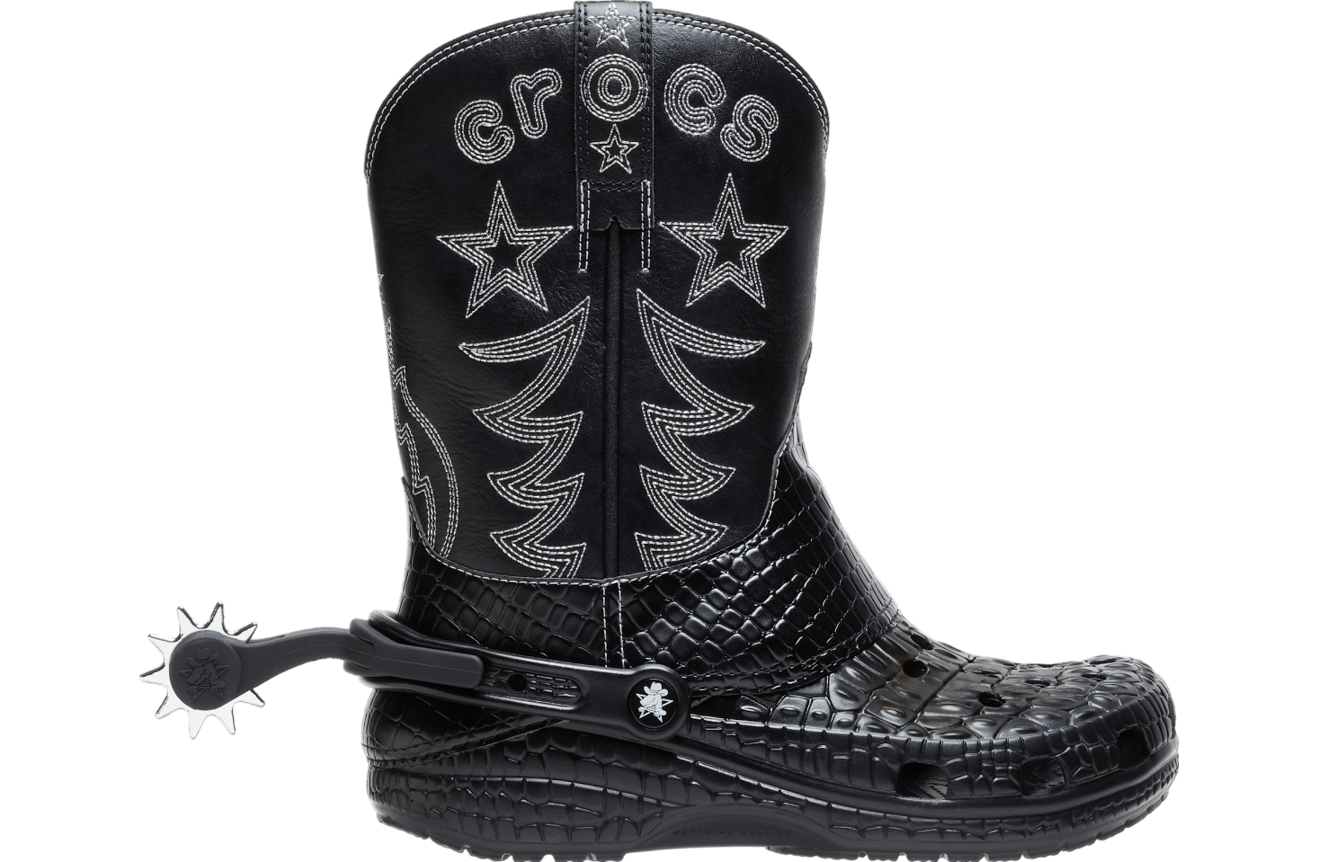 Crocs Classic Cowboy Boot Black