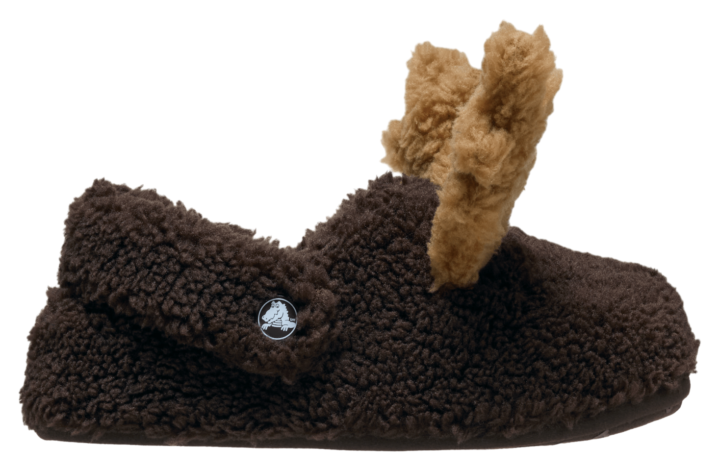 Crocs Classic Cozzzy Reindeer Slipper GS Espresso
