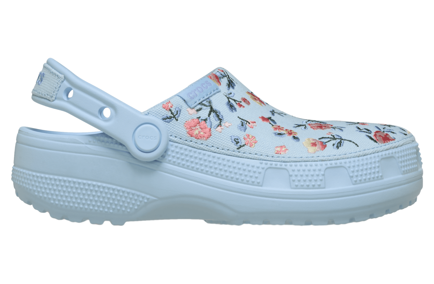 Crocs Classic Crafted Floral Clog Blue Frost
