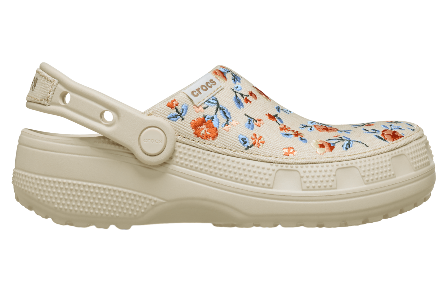 Crocs Classic Crafted Floral Clog Frappé