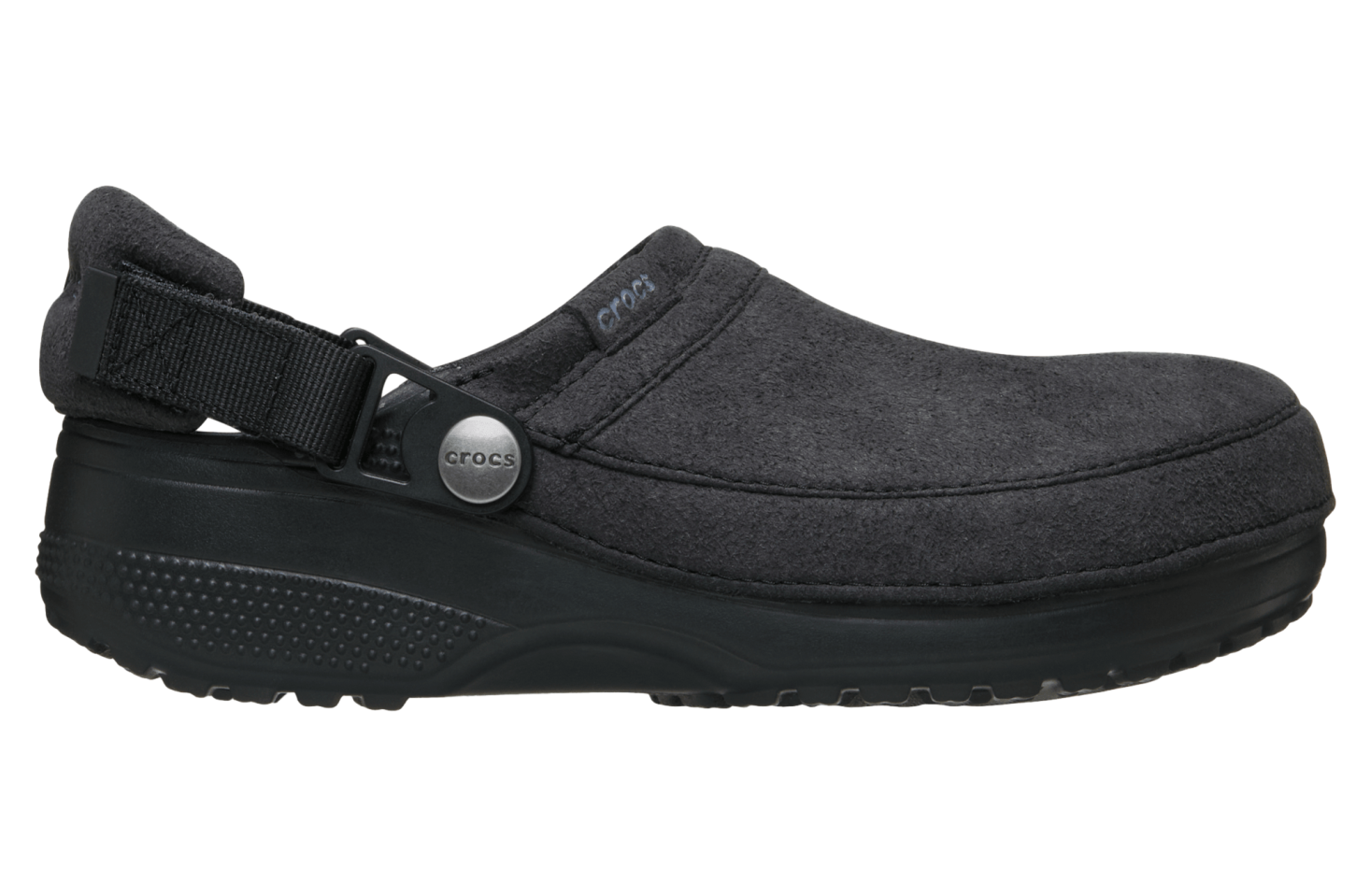 Crocs Classic Crafted Vegan Suede Clog Black