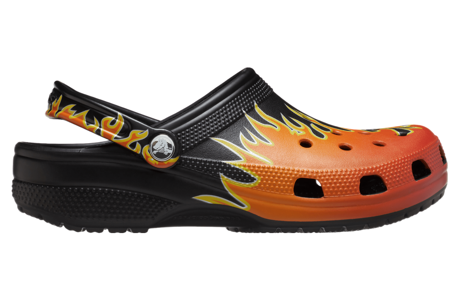Crocs Classic Flames Clog Black / Multi