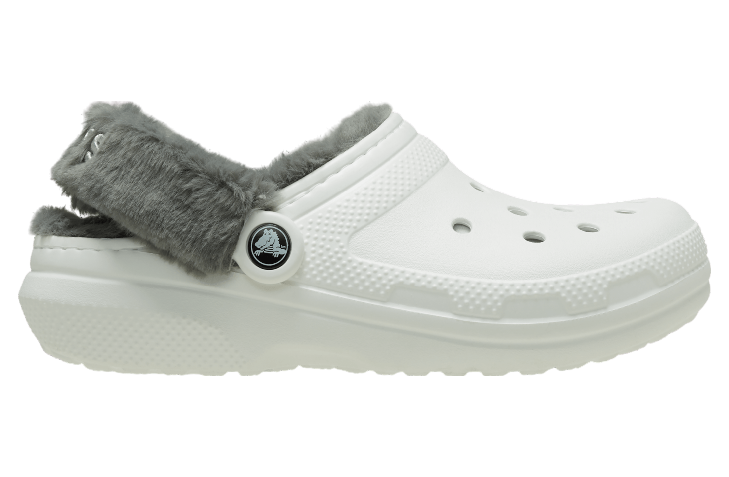 Crocs Classic Fuzz Lined Clog White